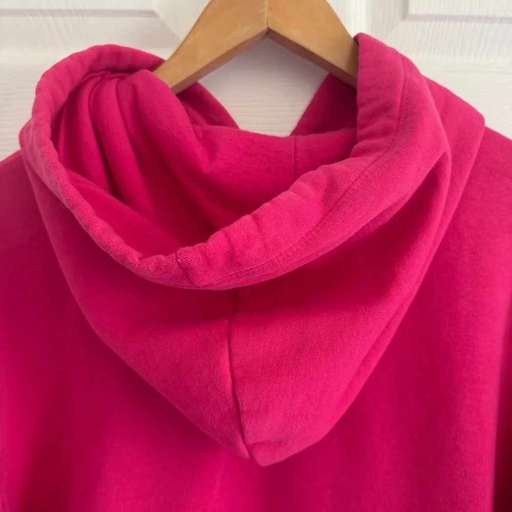 Tommy Hilfiger Sport Pink Logo Hoodie Sweatshirt Women’s Small